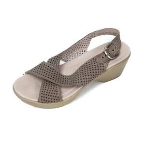 Dansko Sandals Jacinda Cross Straps Shoes Womens 38 US 7.5-8 perforated leather
